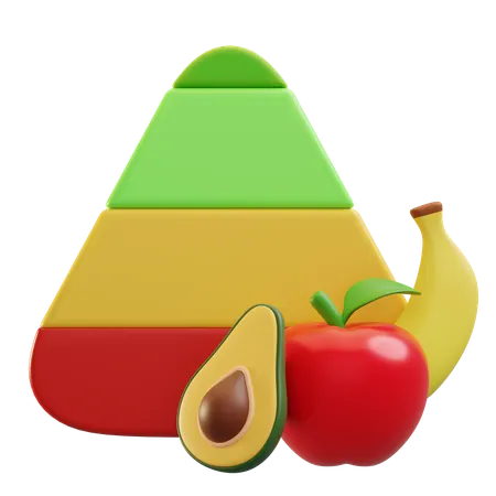 Nutrição  3D Icon