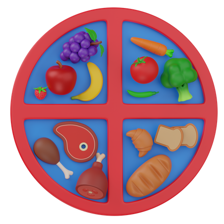 Nutrição  3D Icon