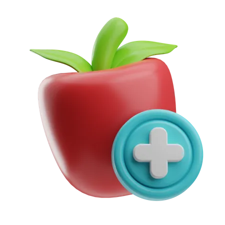 Nutrição  3D Icon