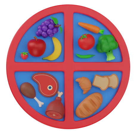 Nutrición  3D Icon