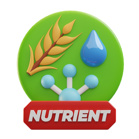 Nutrient  3D Icon