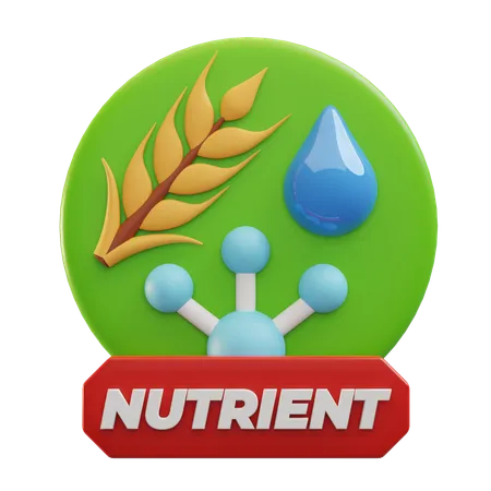 Nutrient  3D Icon