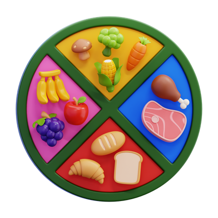 栄養  3D Icon