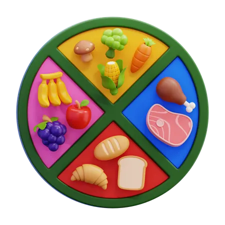 栄養  3D Icon
