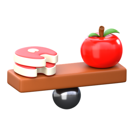 Nutrition Balancing  3D Icon