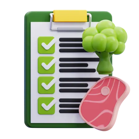 栄養計画  3D Icon