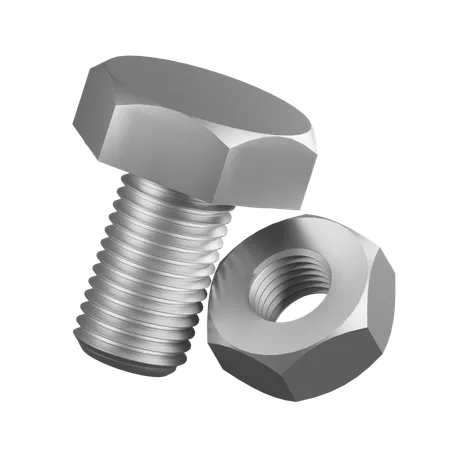 Nuts Bolt  3D Icon