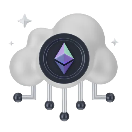 Nuvem eth  3D Icon