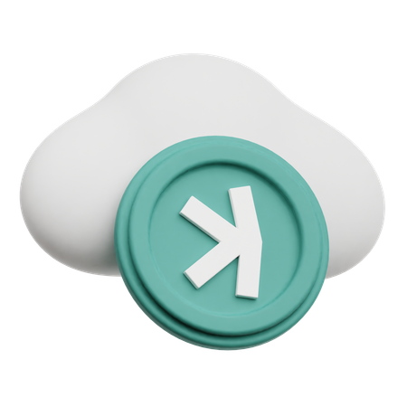 Ser nuvem  3D Icon