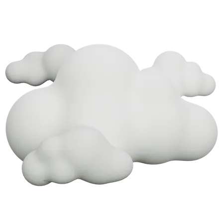 Nuvens  3D Icon