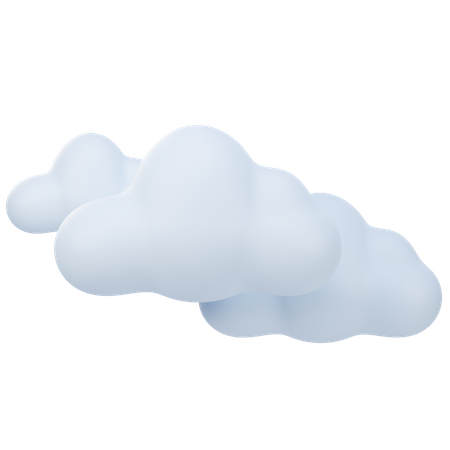 Nuvens  3D Icon