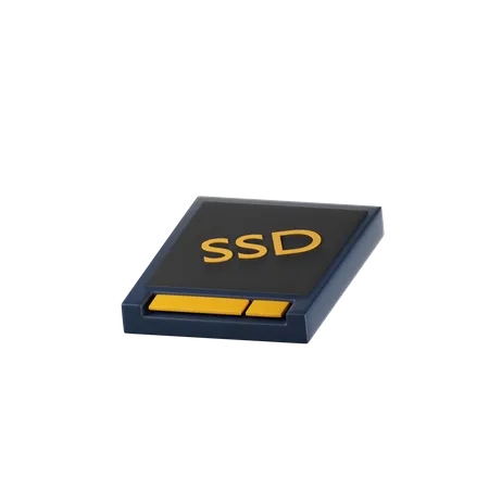 SSD 3 D RENDER ISOLATED IMAGES 3D Icon