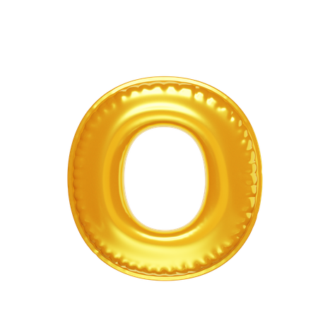 O  3D Icon