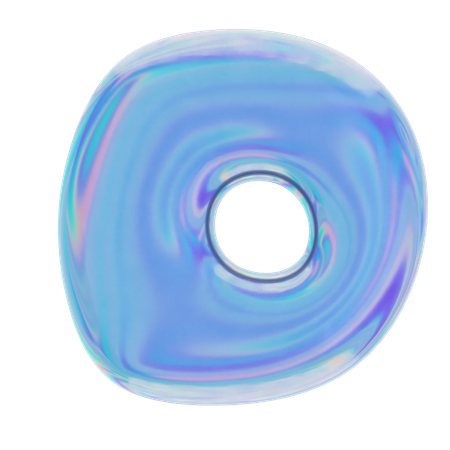 O Abstract Shape  3D Icon