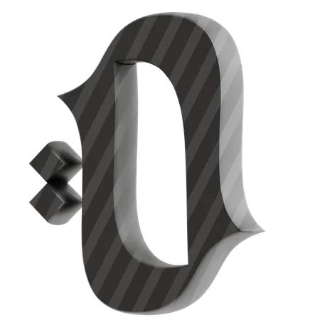 O Alphabet  3D Icon