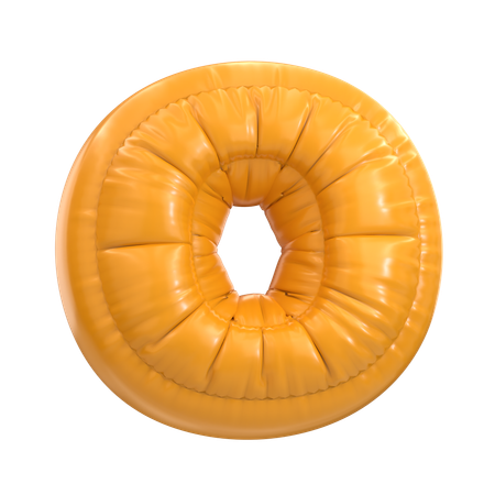 O Alphabet  3D Icon