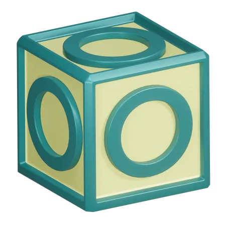 O Alphabet Letter  3D Icon