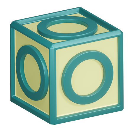 O Alphabet Letter  3D Icon
