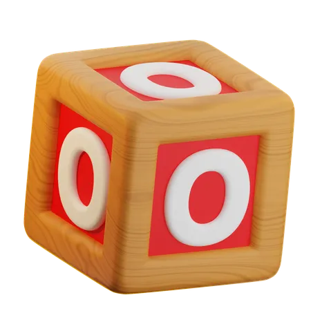 O Würfelblock  3D Icon