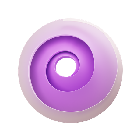 O espiral  3D Icon