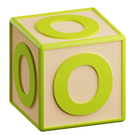 O Letter  3D Icon