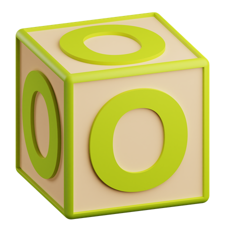 O lettre  3D Icon