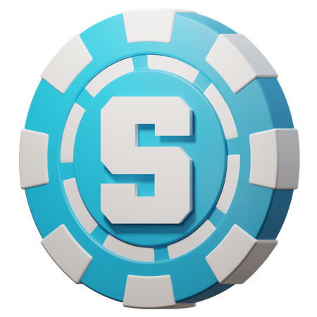 O chip Sandbox (SAND)  3D Icon
