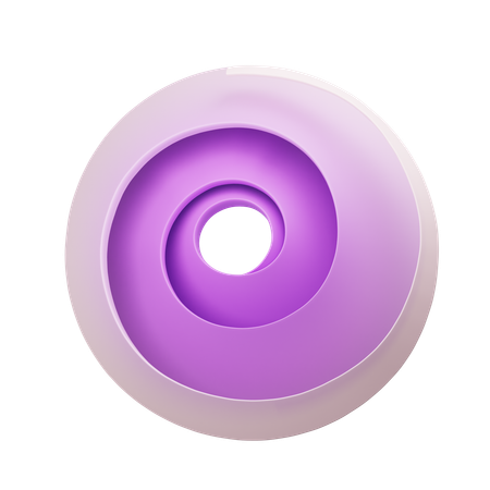 O Spiral  3D Icon