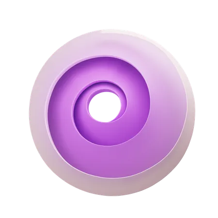 O Spiral  3D Icon