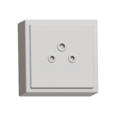 O Type Socket  3D Icon