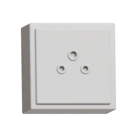 O Type Socket  3D Icon