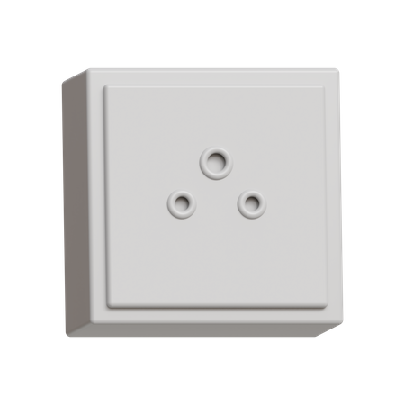 O Type Socket  3D Icon