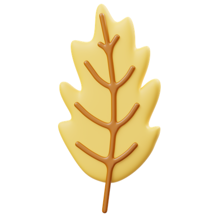 Oak Leaf  3D Icon