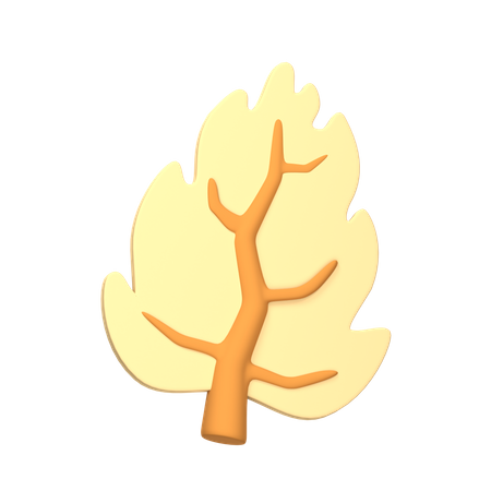 Oak Leaf  3D Icon