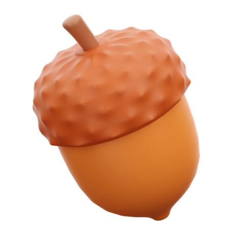 Oak Nut  3D Icon