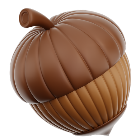 Oak Nuts  3D Icon