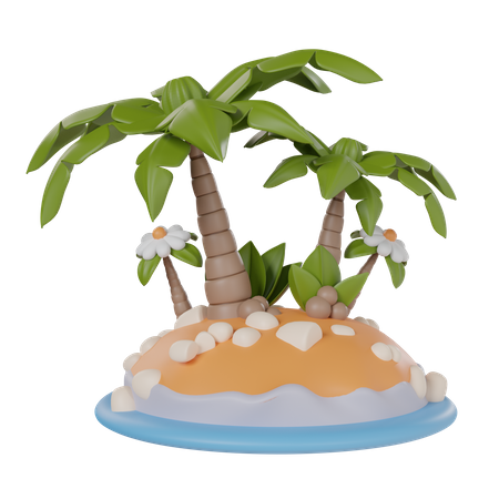 Oasis  3D Icon