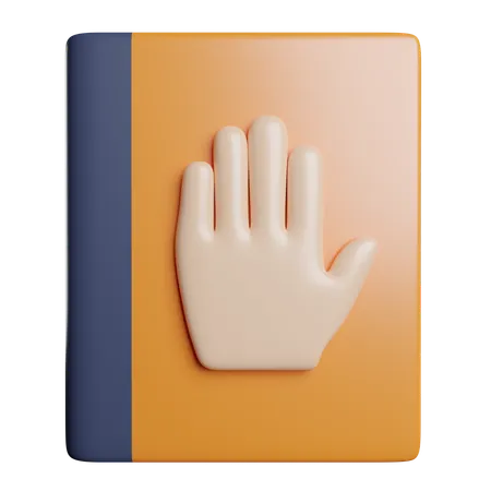 Oath Book Law Justice 3D Icon