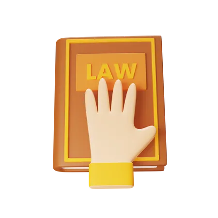 Law And Justice 3 D Illustrations 3D Icon