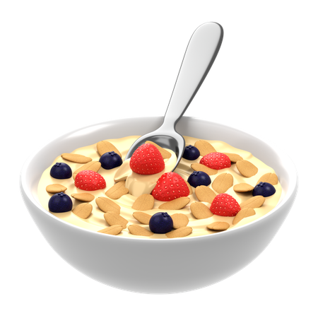 Oatmeal  3D Icon