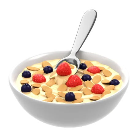 Oatmeal  3D Icon