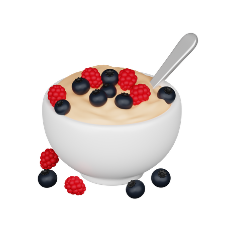 Oatmeal  3D Icon