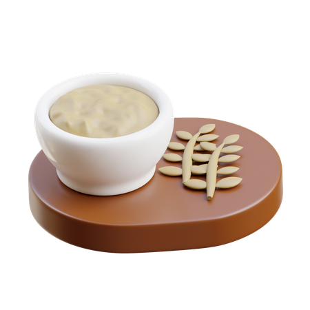 Oats  3D Icon