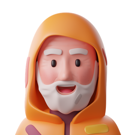 Obdachloser  3D Icon