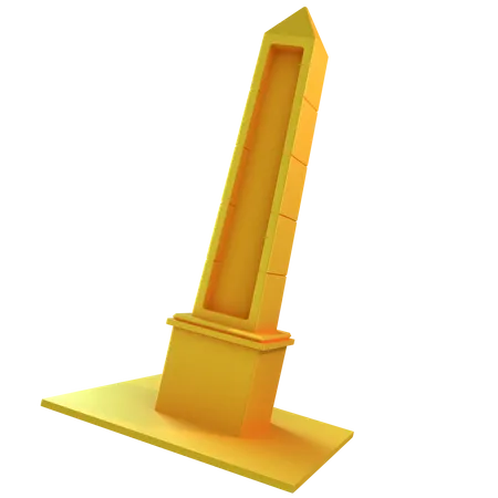 Obelisco  3D Icon