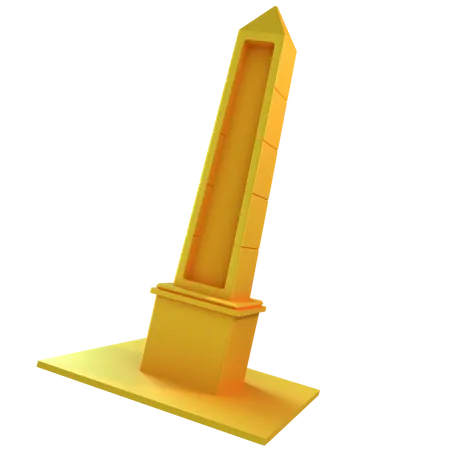 Obélisque  3D Icon