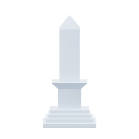 Obélisque  3D Icon