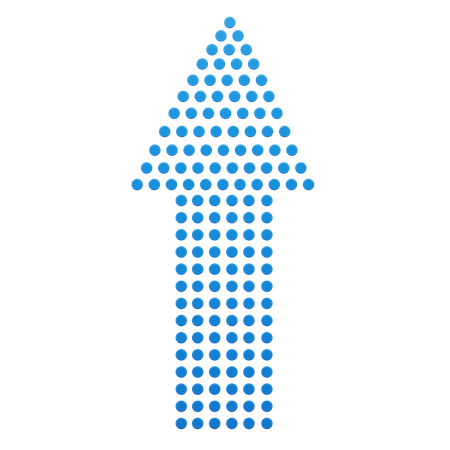 Nach oben Pfeil  3D Icon