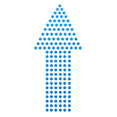 Nach oben Pfeil  3D Icon