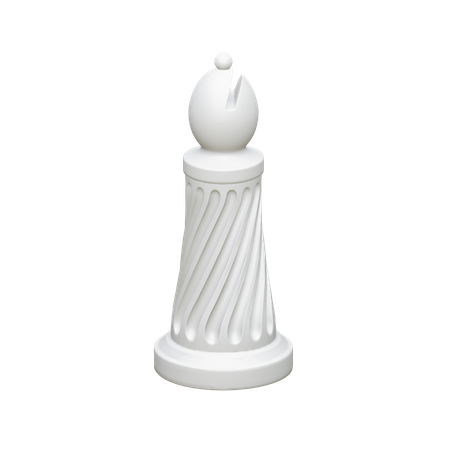 Obispo blanco  3D Icon